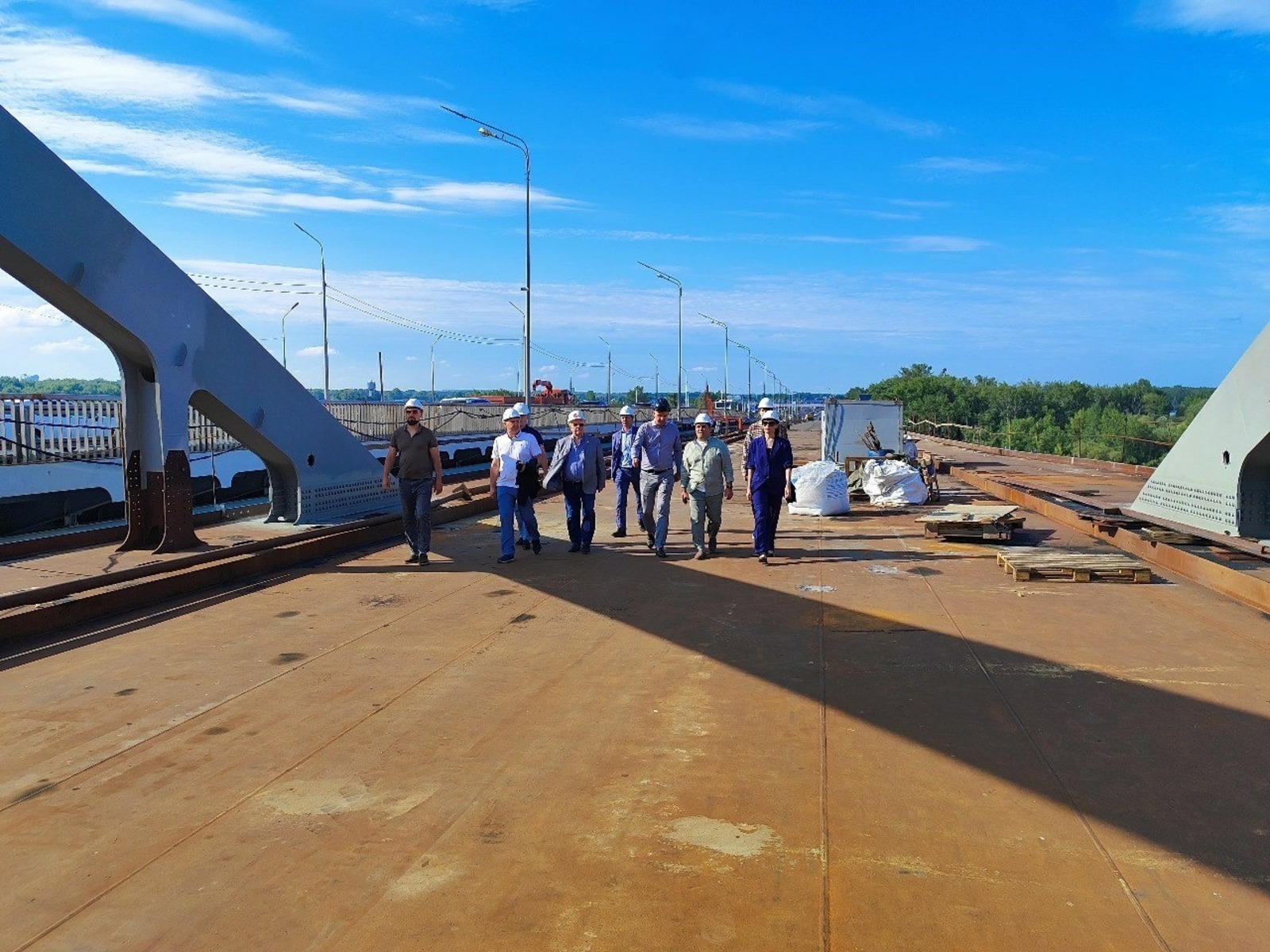 Капремонт арочного моста в Уфе завершен на 85%