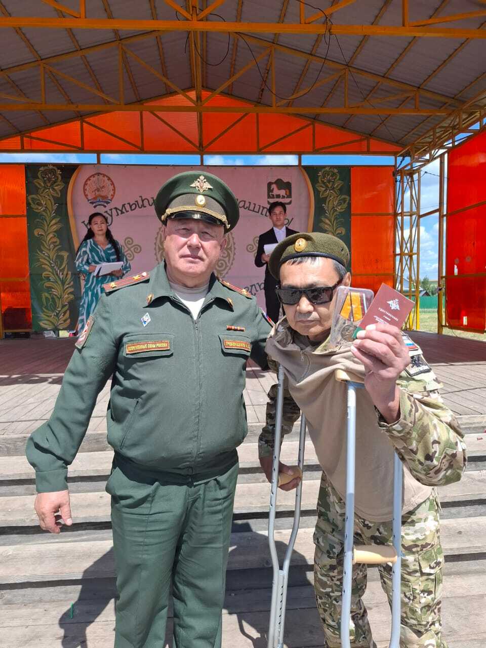 Янгельский встречает гостей