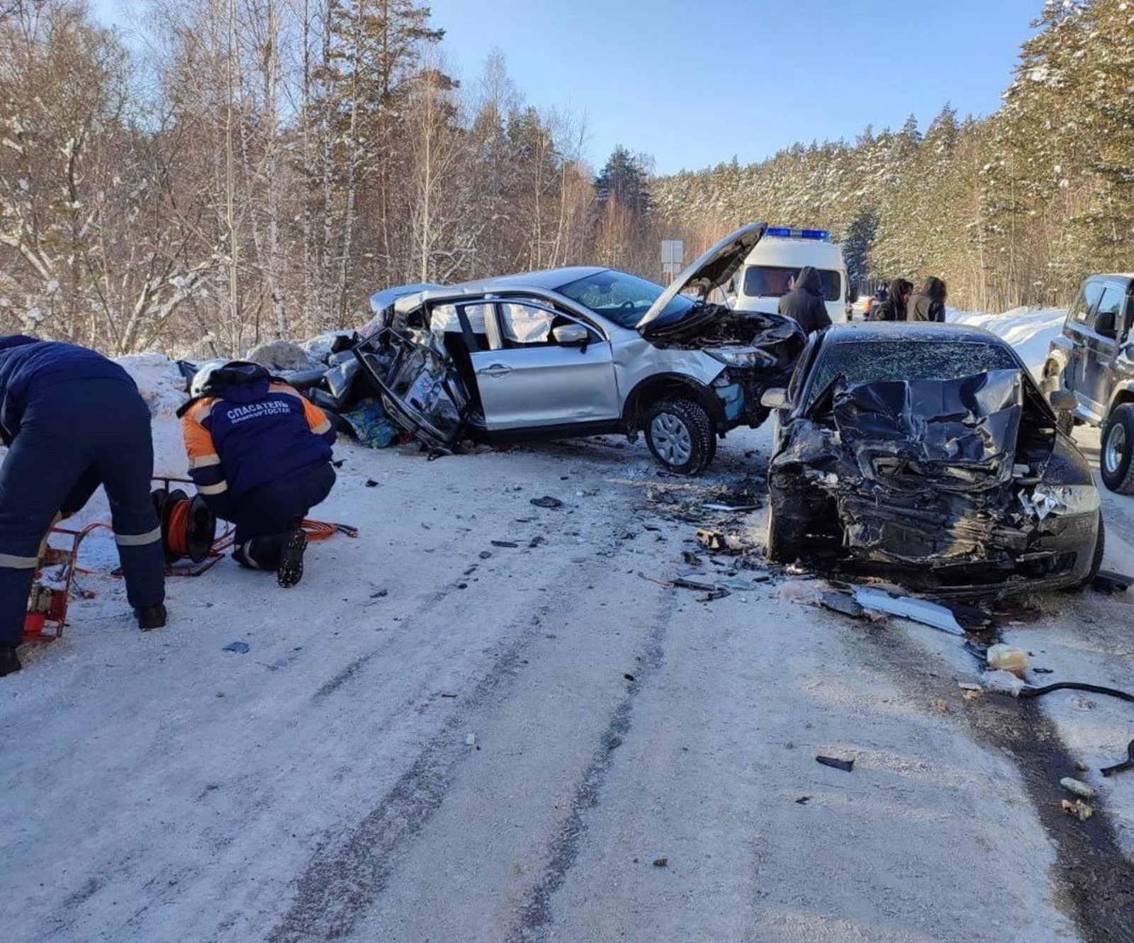 Девять человек пострадали в ДТП на перевале Уралтау в Башкирии