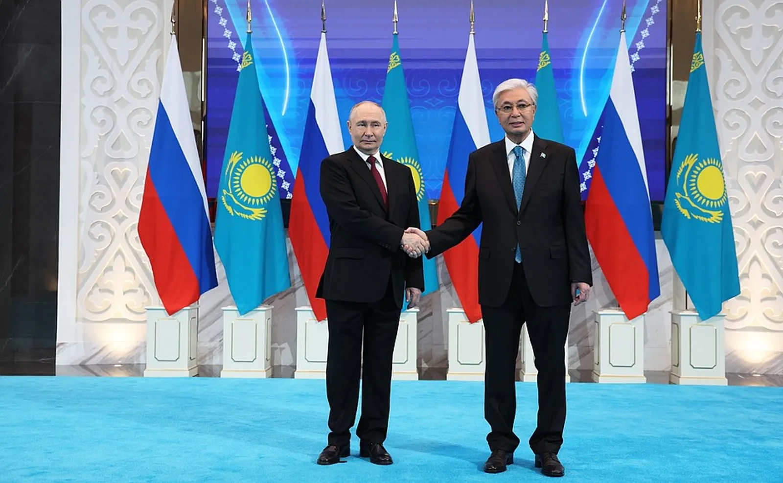 Состоялись переговоры Владимира Путина с Президентом Республики Казахстан