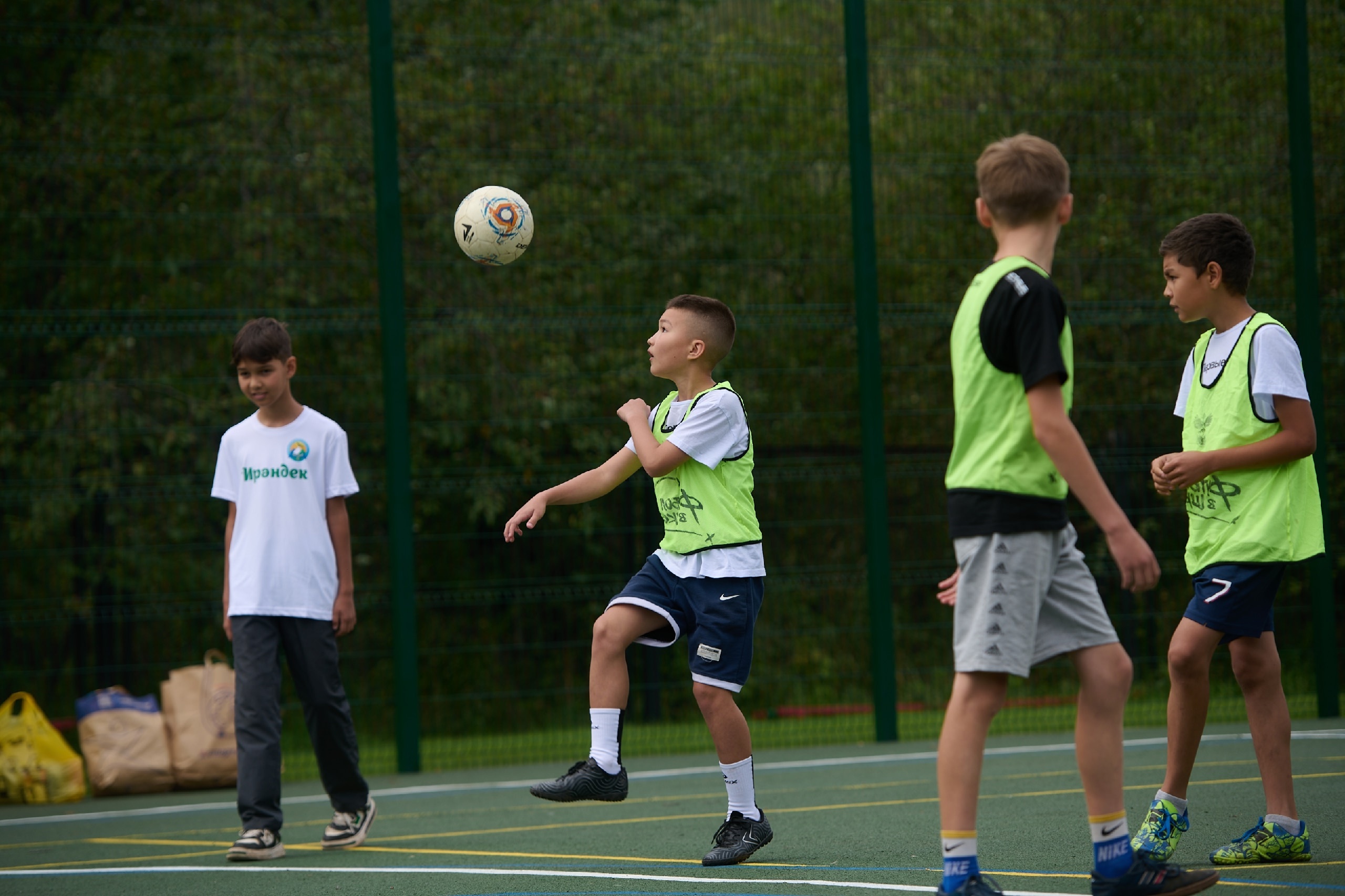 В  лагере «Ирандык» открыли  спортплощадку «Салават»
