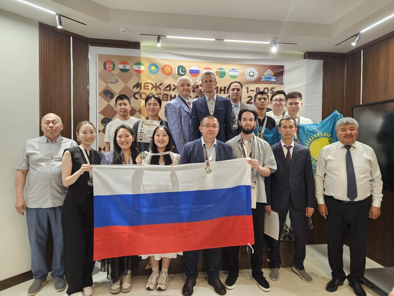 Сборная Башкирии стала безоговорочным победителем чемпионата мира по шашкам