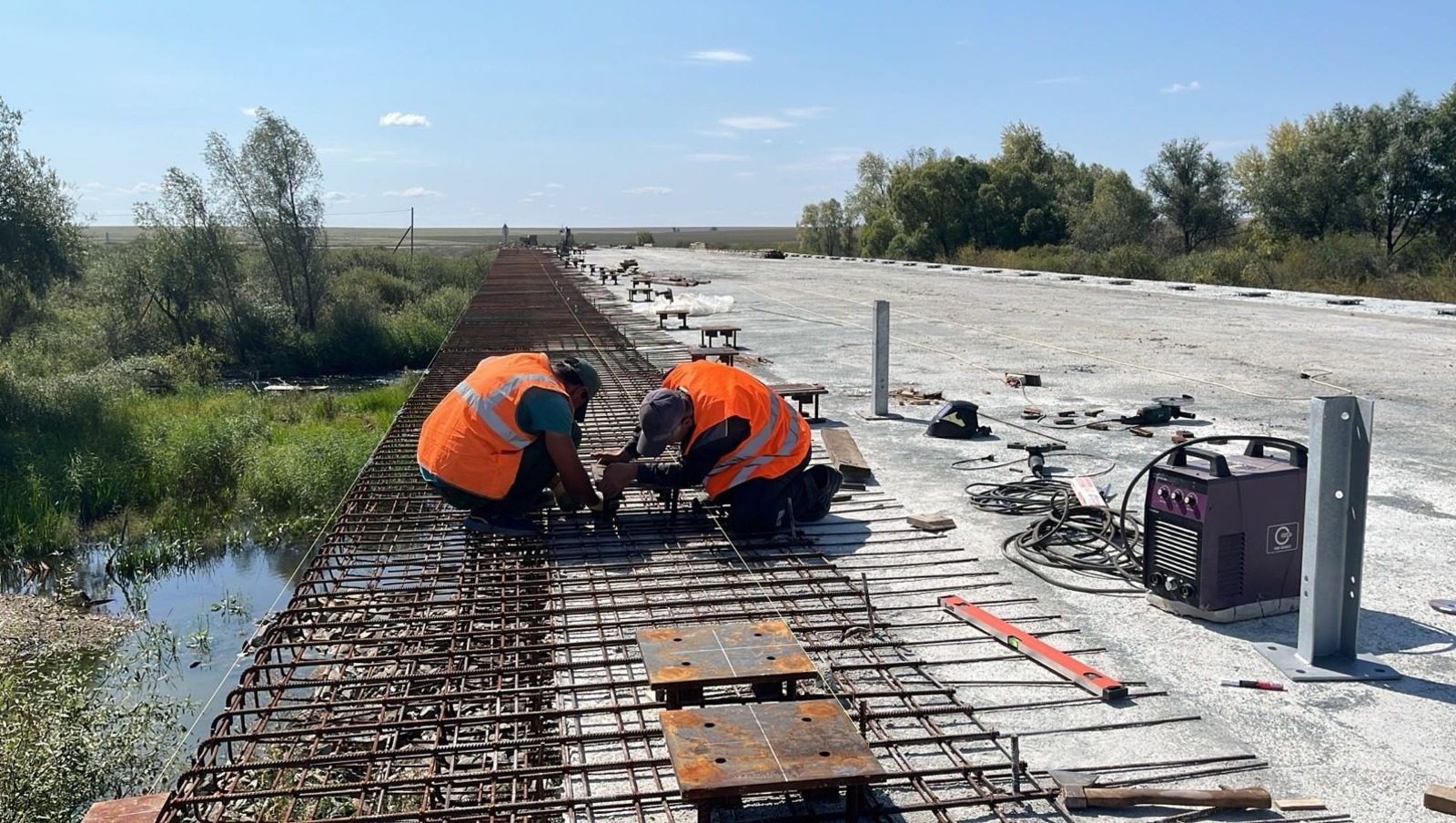 В Башкирии в рамках нацпроекта ремонтируют мост через реку Таналык
