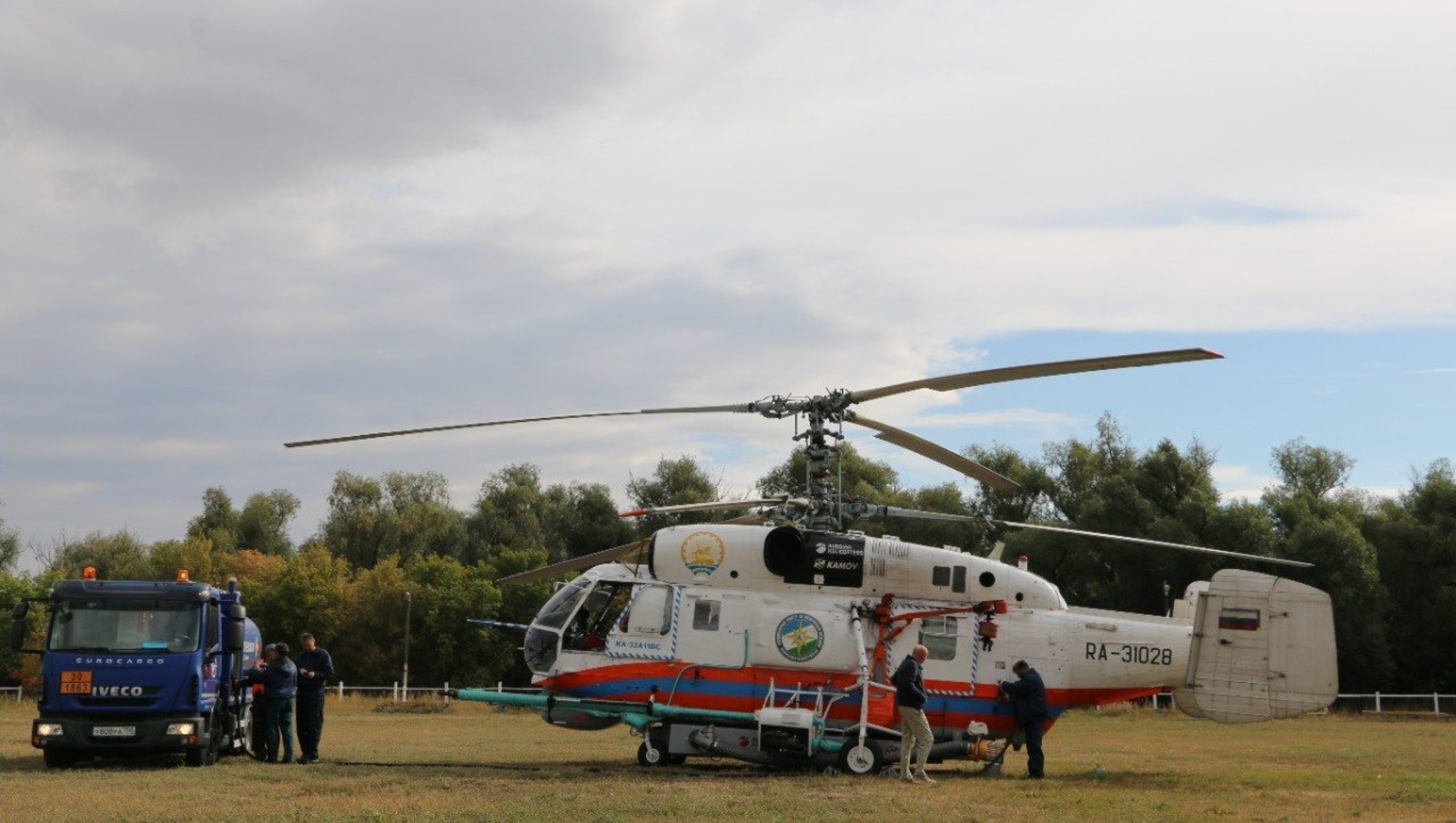Вертолет «Ястреб» обследовал обстановку в лесах Башкирии: пожаров нет