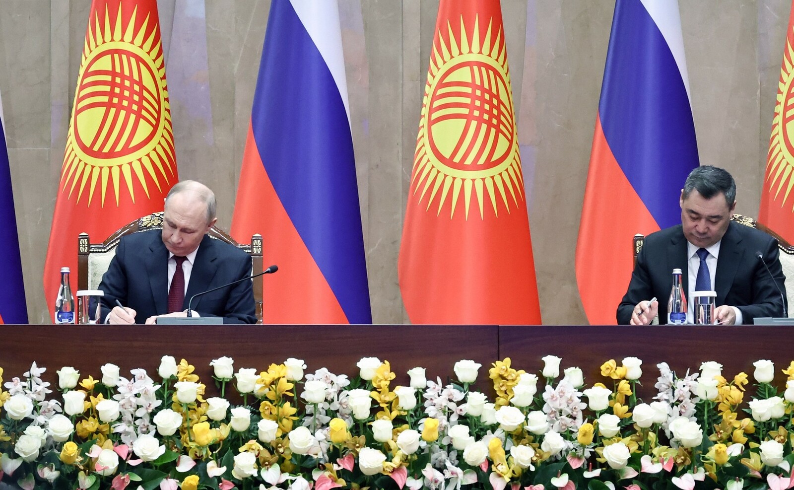 Государственный визит Путина в Киргизию