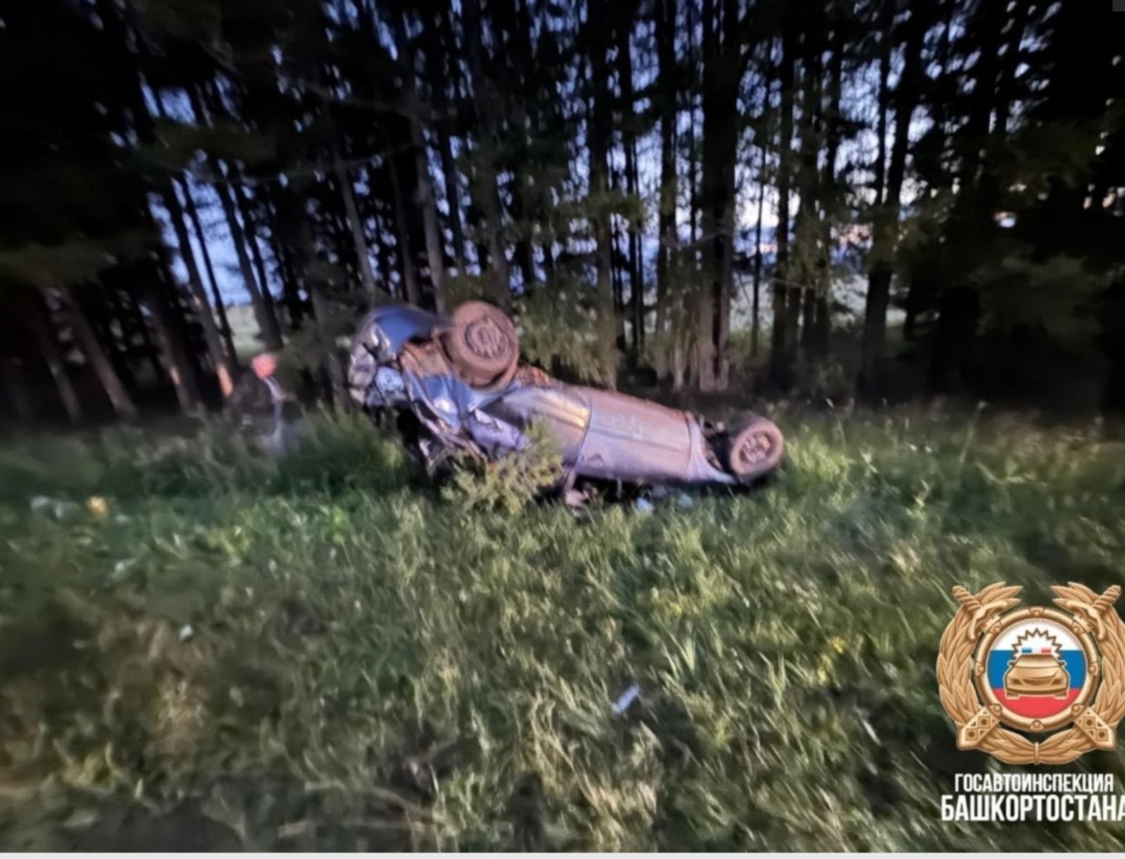 В Башкирии женщина-водитель погибла в ДТП, трое её детей выжили