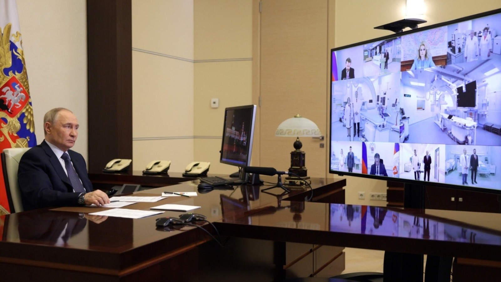 Путин поздравил медиков Башкирии после открытия нового объекта в Уфе