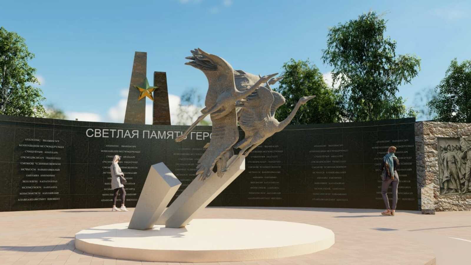 Первый колышек вбит